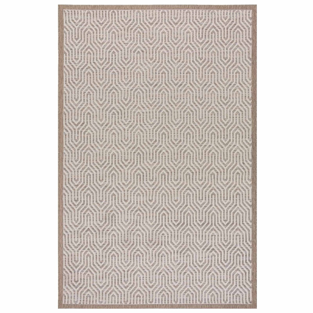 Tapis intérieur extérieur moderne BELLY beige, NOVATREND