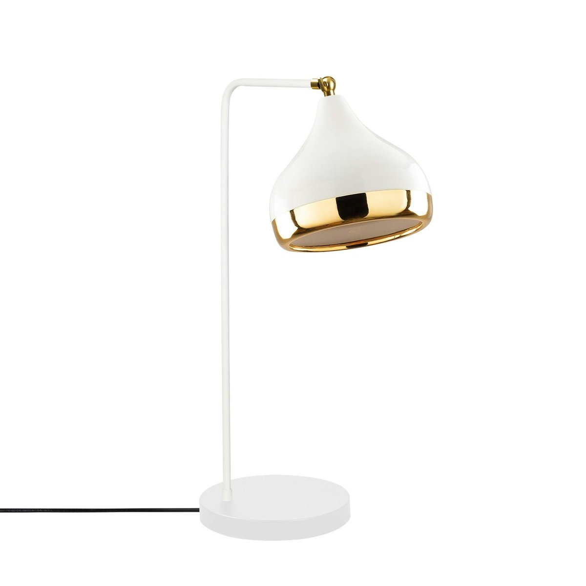 Lampe avec abat-jour orientable SILE blanc, PIER IMPORT