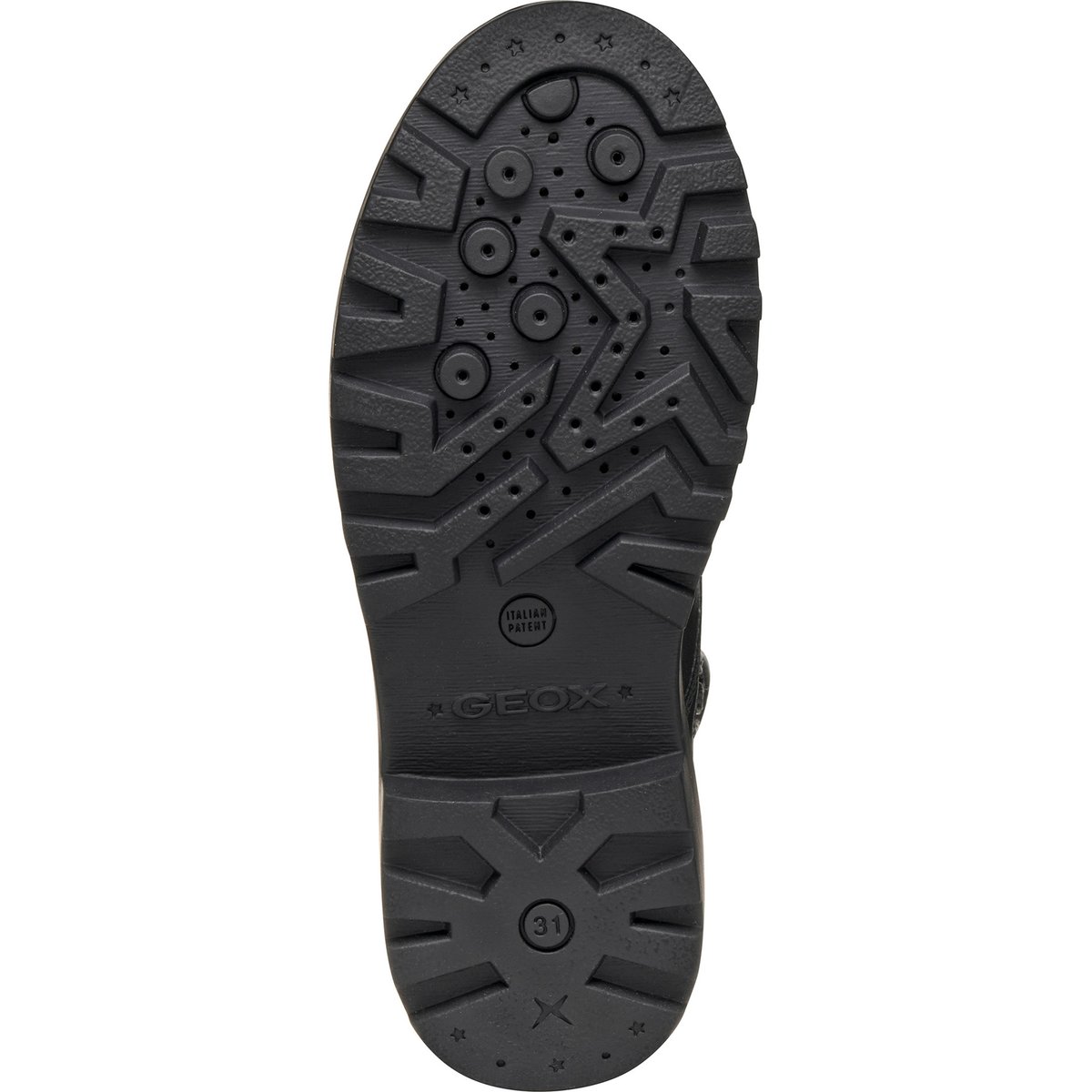 Bottines J CASEY noir/canon de fusil, GEOX