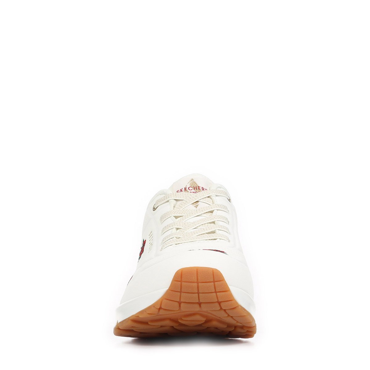 Baskets UNO CHAMPAGNE & ROSES white red gold, SKECHERS
