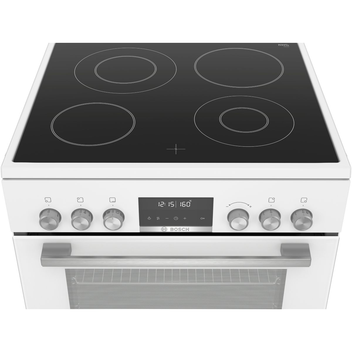 Cuisinière vitrocéramique HKS79R220 couleur unique, BOSCH