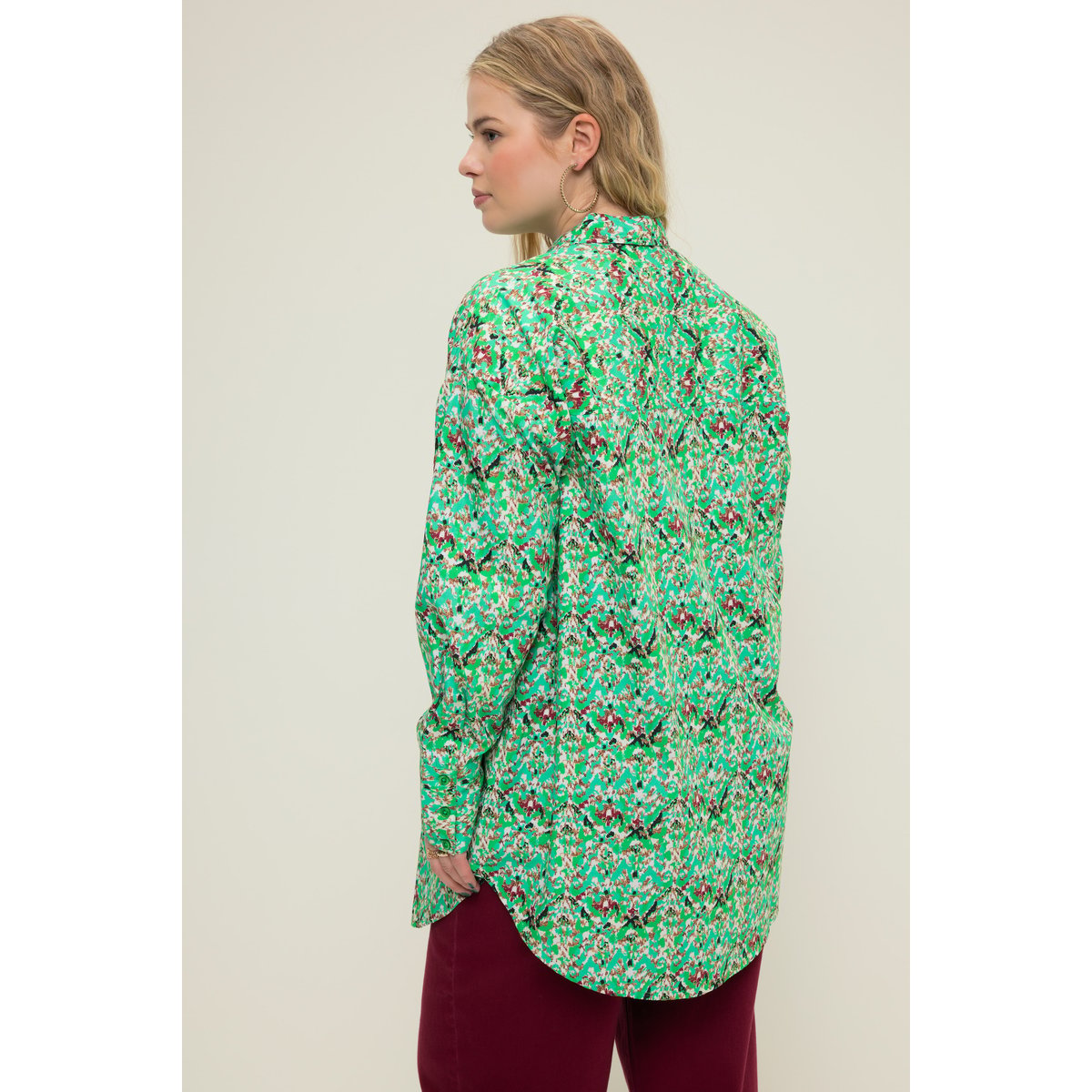 Chemisier, oversized vert naturel, STUDIO UNTOLD