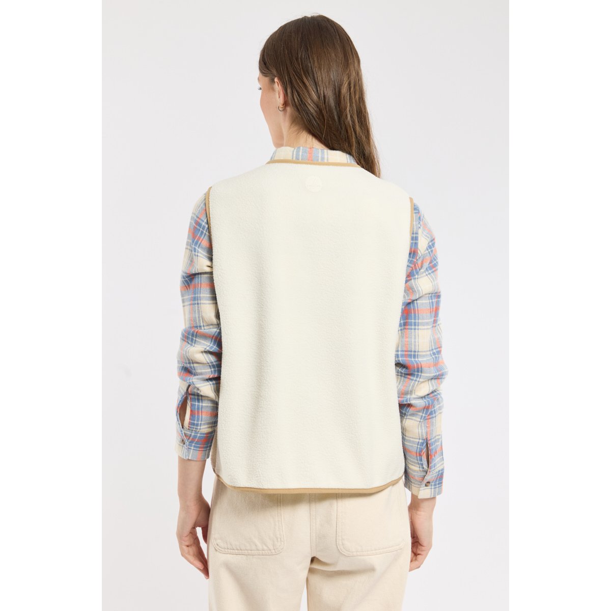 Veste polaire sans manche MEDINA ecume, BERMUDES