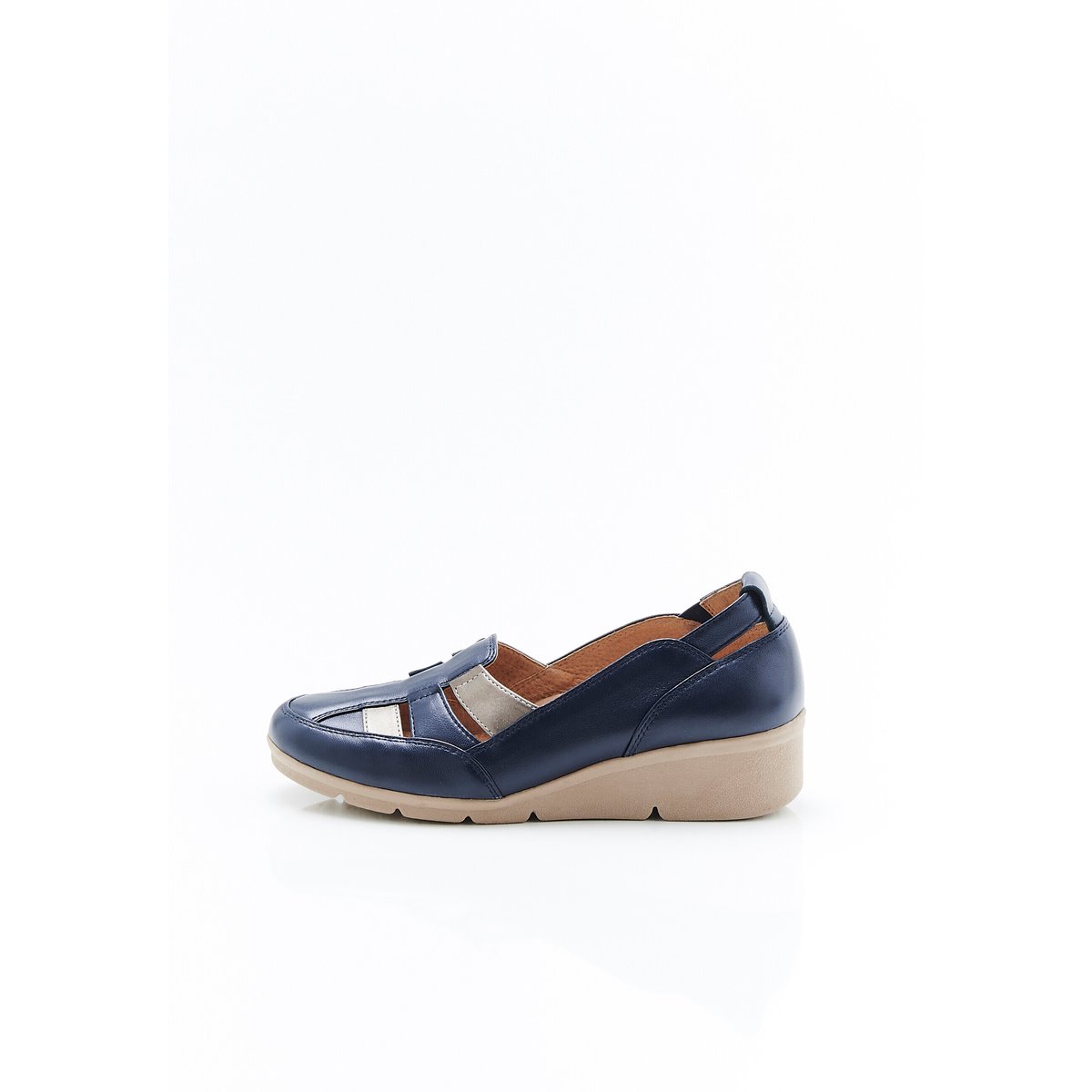 Mocassins ajourés Amortyl bleu marine, DAMART
