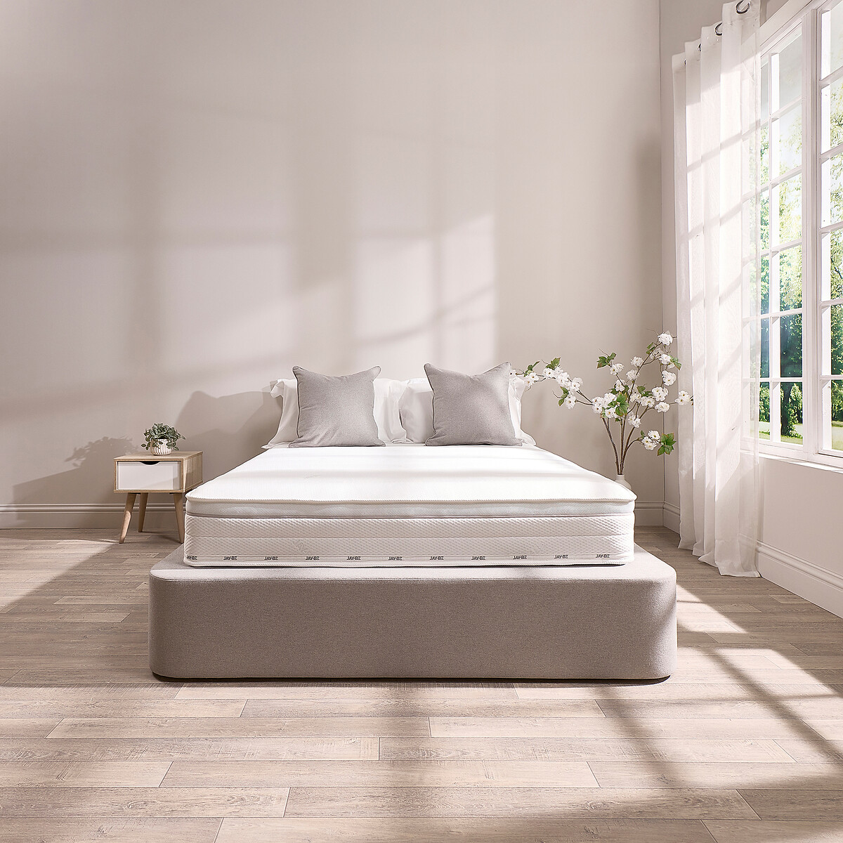 Jay-Be® 1000 e-Pocket™ Truecore® Eco-Friendly Mattress white, JAY-BE