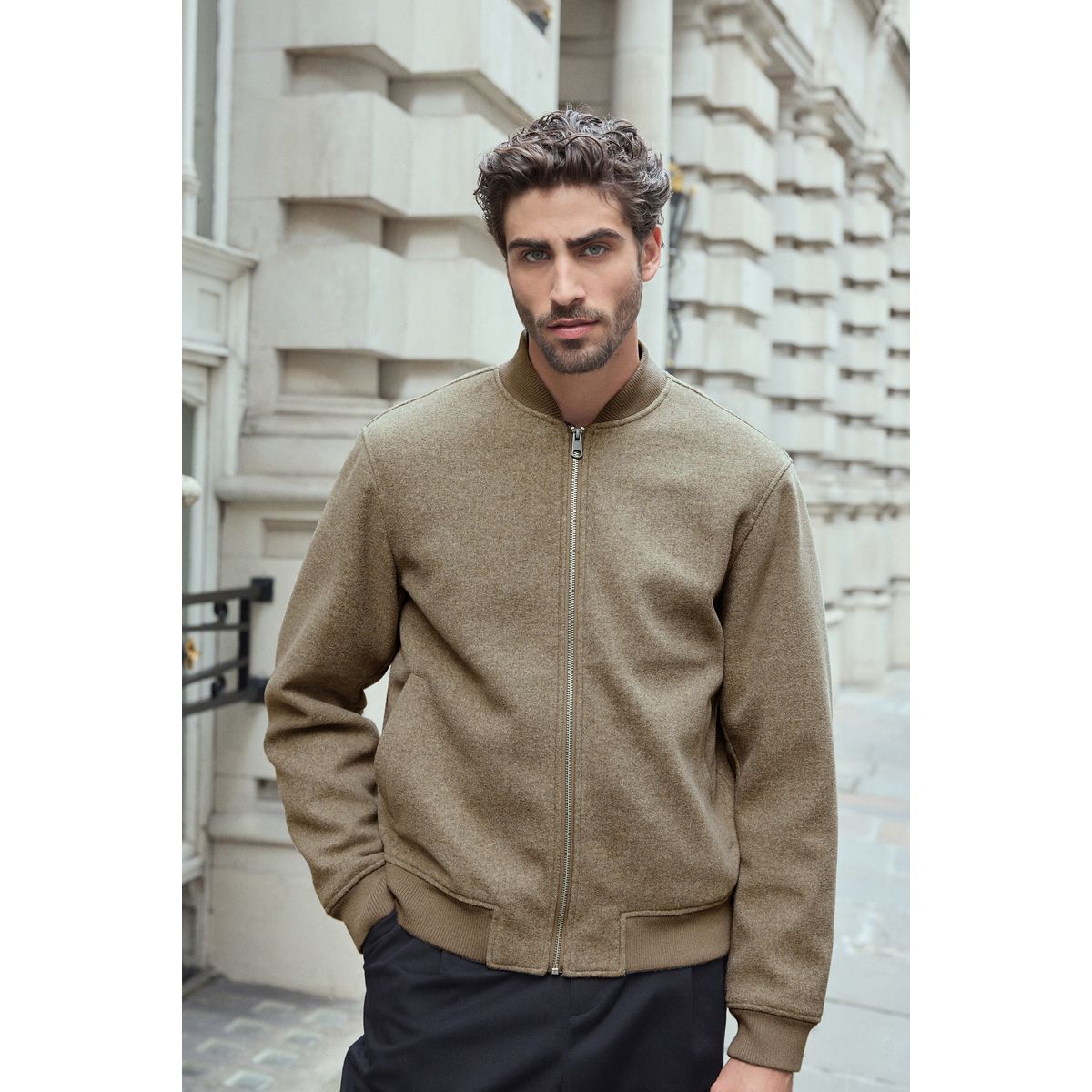 Veste bombardier naturel, NEXT