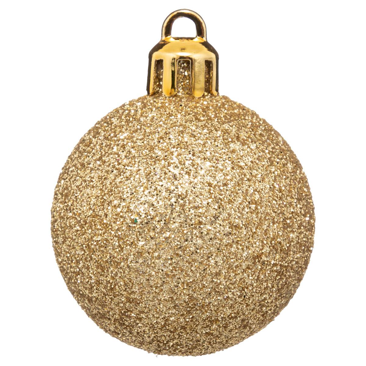 Boule De Noël 40mm X12 Delice vert, FEERIC LIGHTS & CHRISTMAS