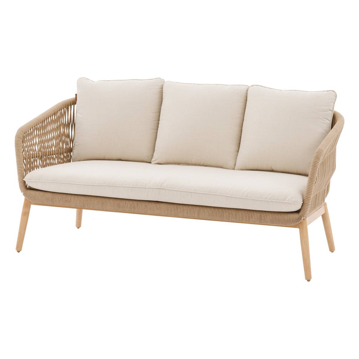 Salon de jardin 5 places ORISSA beige, HESPERIDE