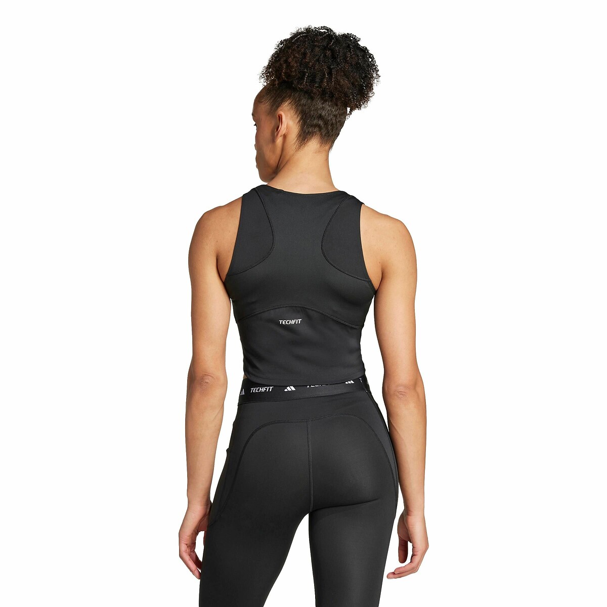 Top corto da training TECHFIT nero , adidas Performance