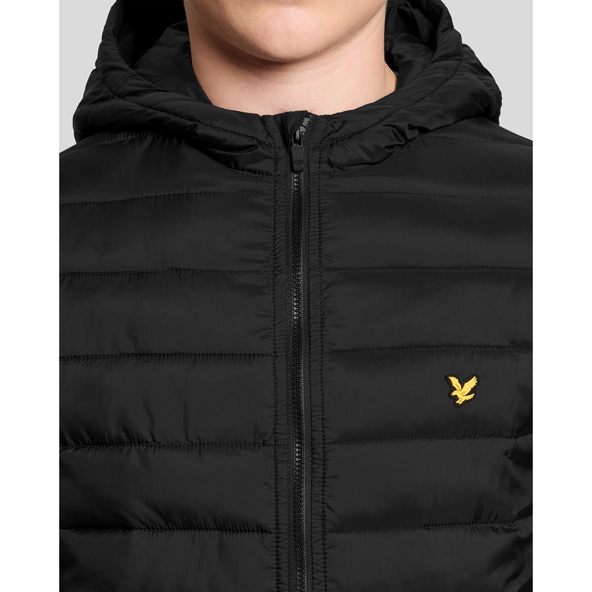 Veste ouatiné pliable noir jais, LYLE & SCOTT