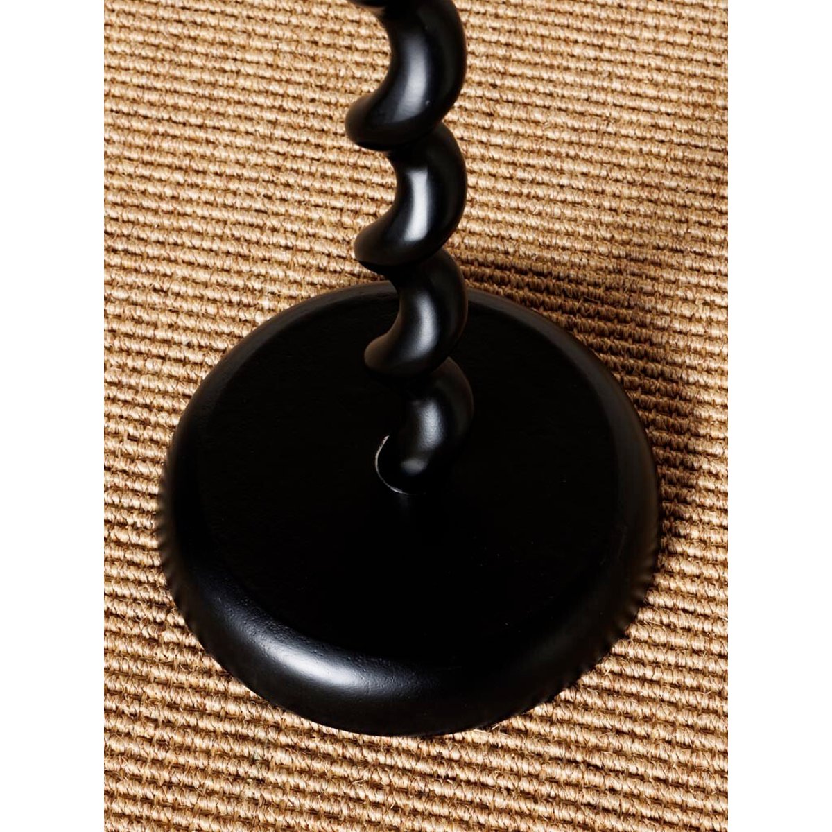 Table d'appoint en aluminium GRAPHIQUE noir, CHEHOMA