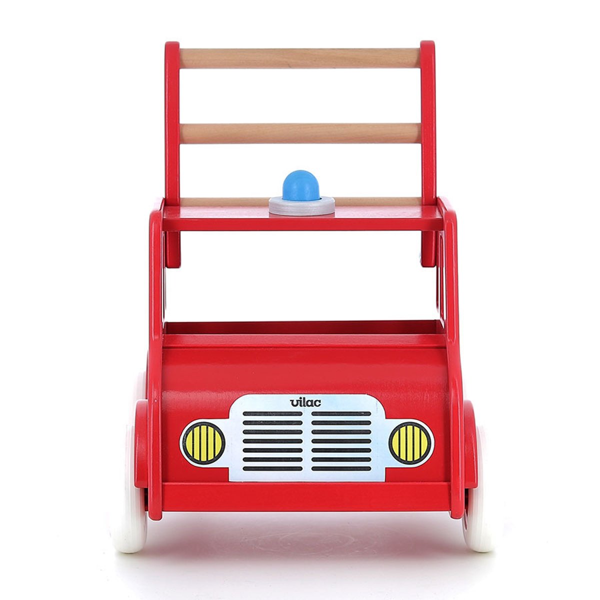 Chariot de marche pompiers rouge, VILAC