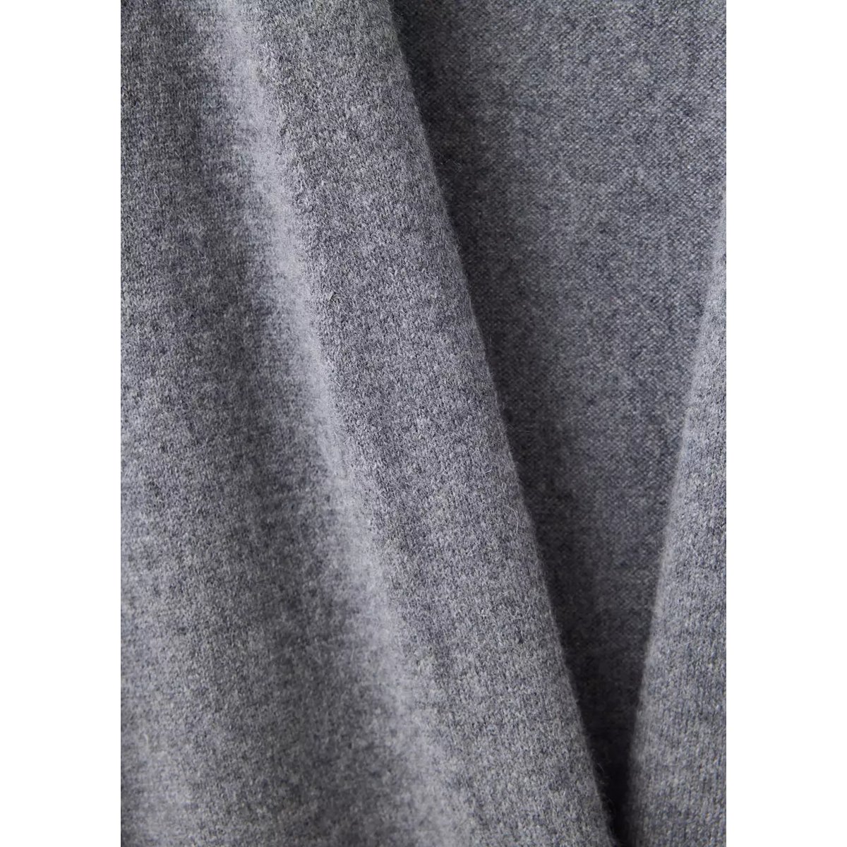 Cardigan 100 % cachemire coupe longue gris, MANGO