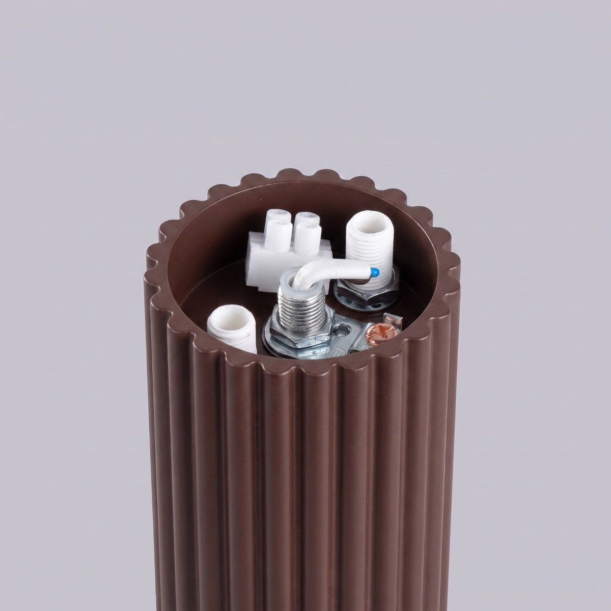 Plafonnier Aluminium Brun G9 1 Halo brun, EDEN