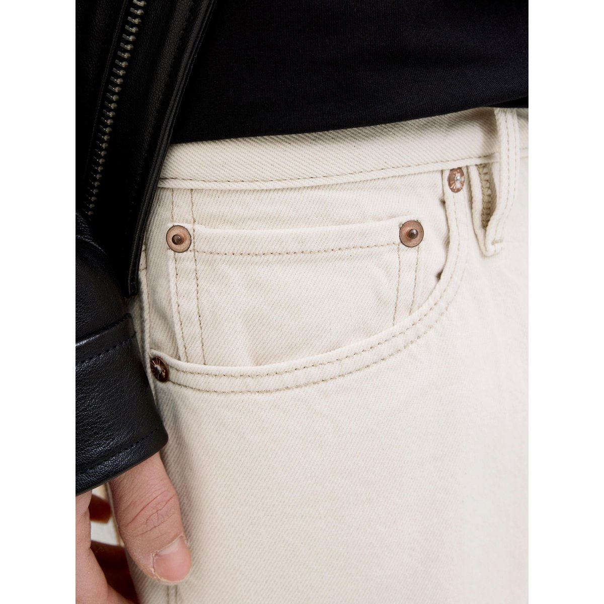 Jean Coupe Évasée ecru, JACK & JONES