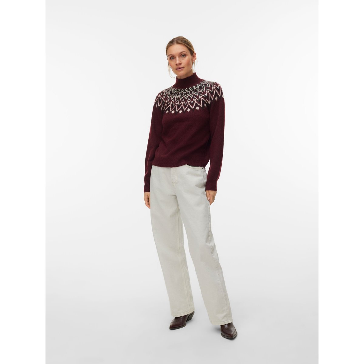 Pull windsor wine, VERO MODA