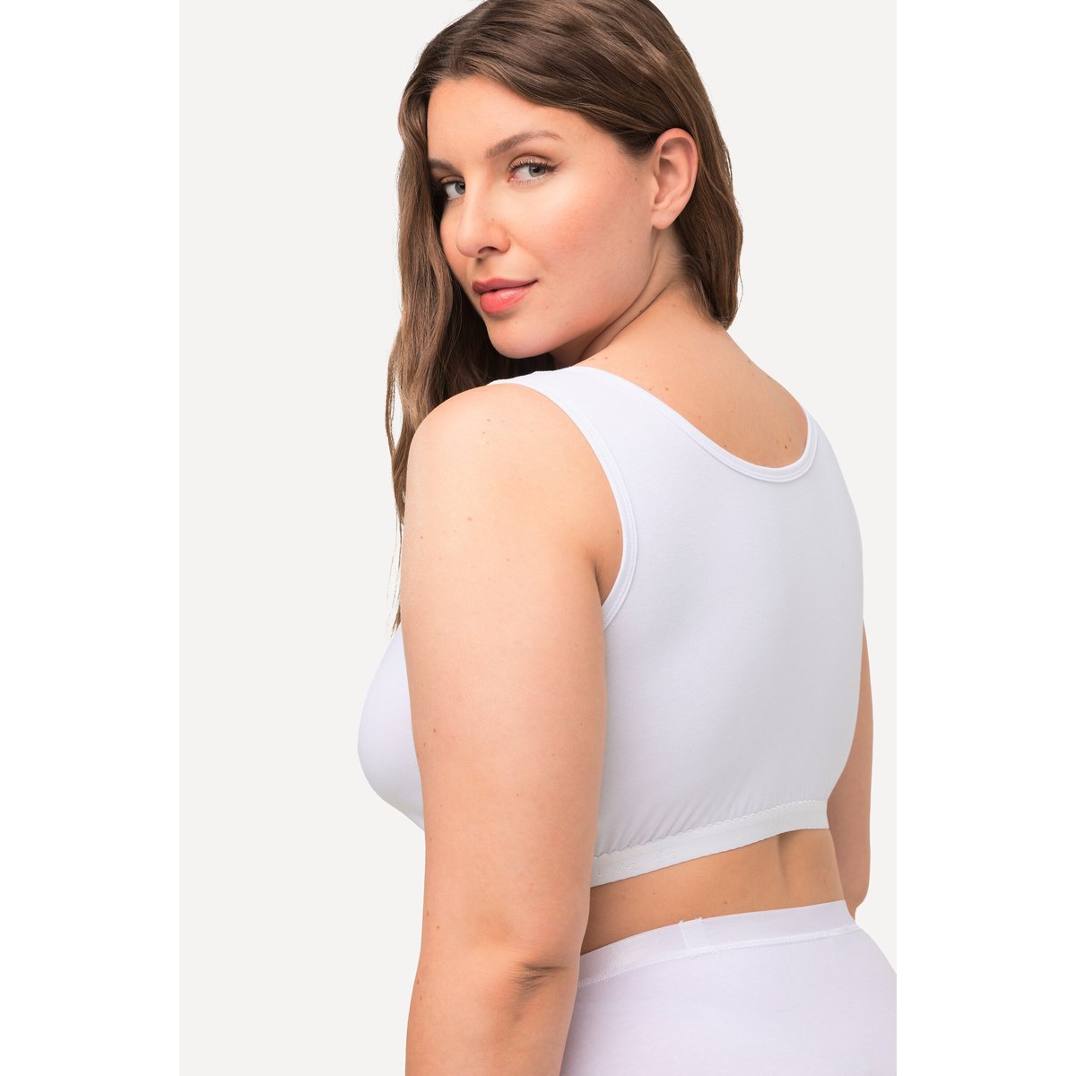 Bustier, fermeture devant blanc neige, ULLA POPKEN