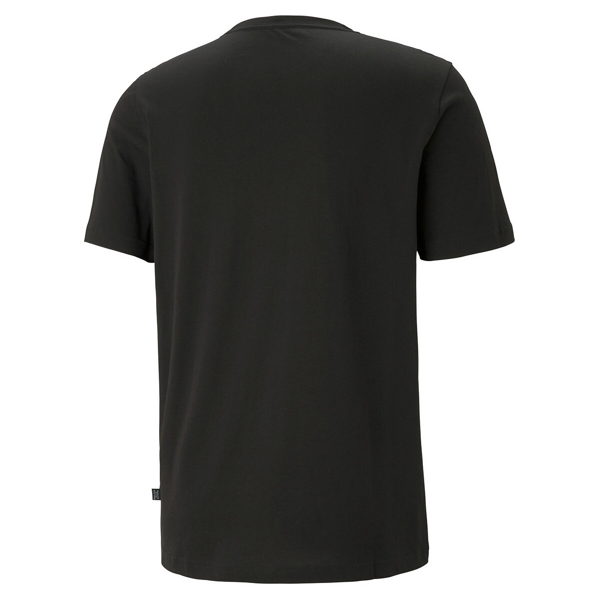 T-shirt met korte mouwen, klein logo essentiel zwart, PUMA