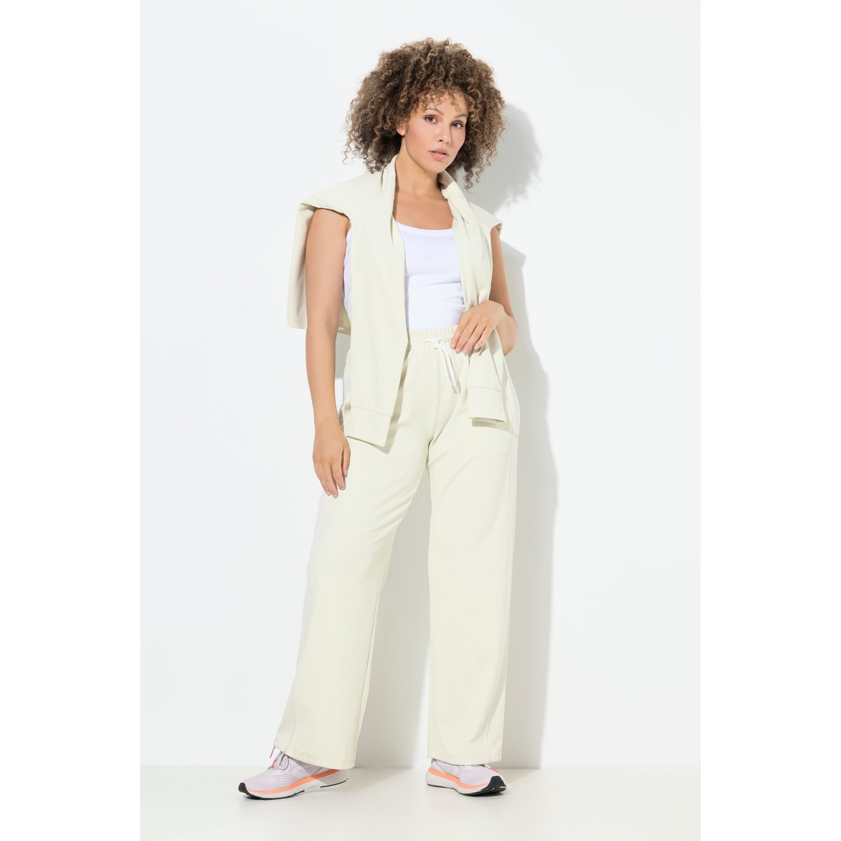 Pantalon de jogging technique avec taille taupe, ULLA POPKEN