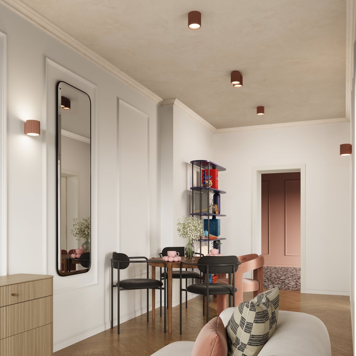Applique Aluminium Moka G9 1 Aura marron, EDEN