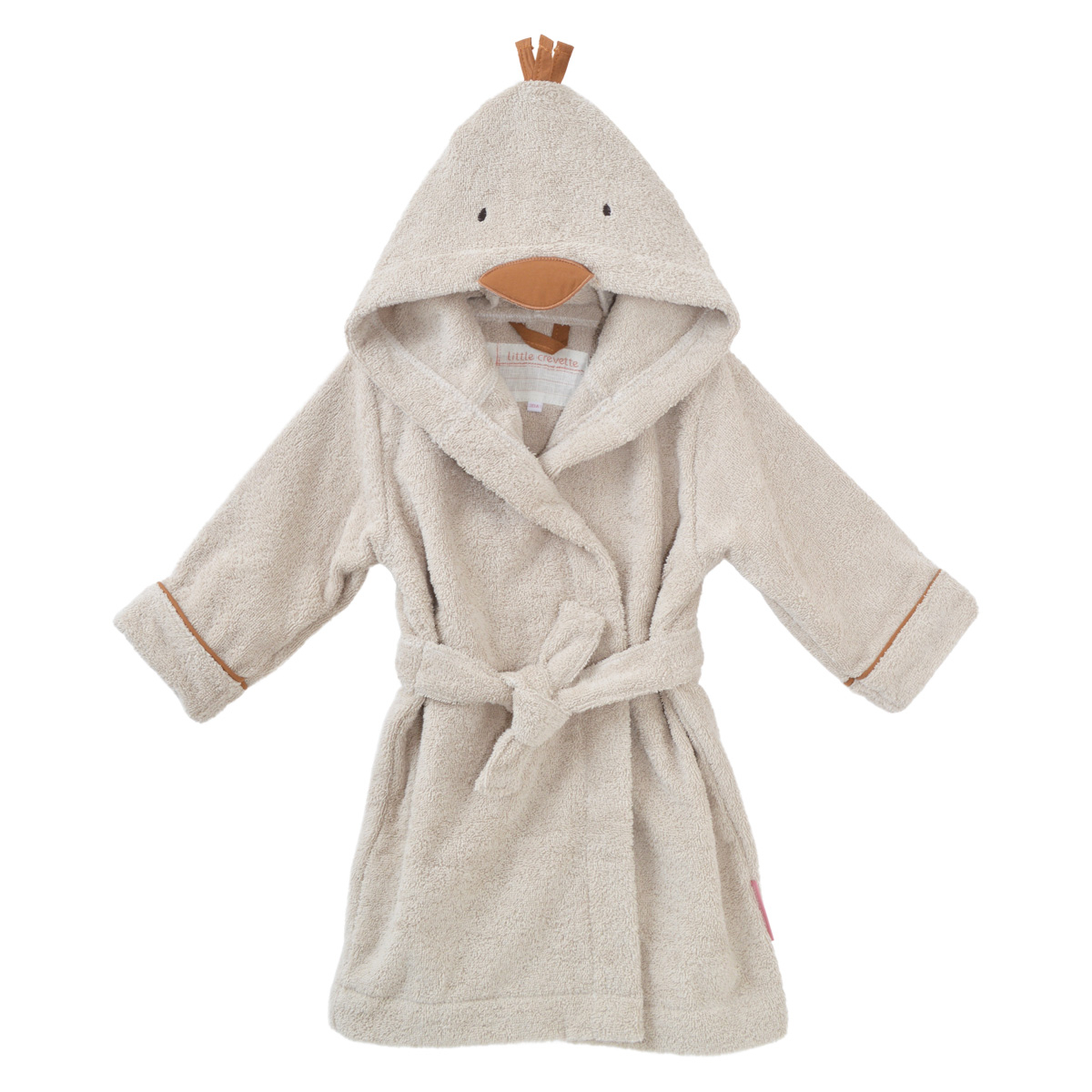 Peignoir enfant eponge et tissu liberty ivoire liberty betsy Cyrillus La Redoute