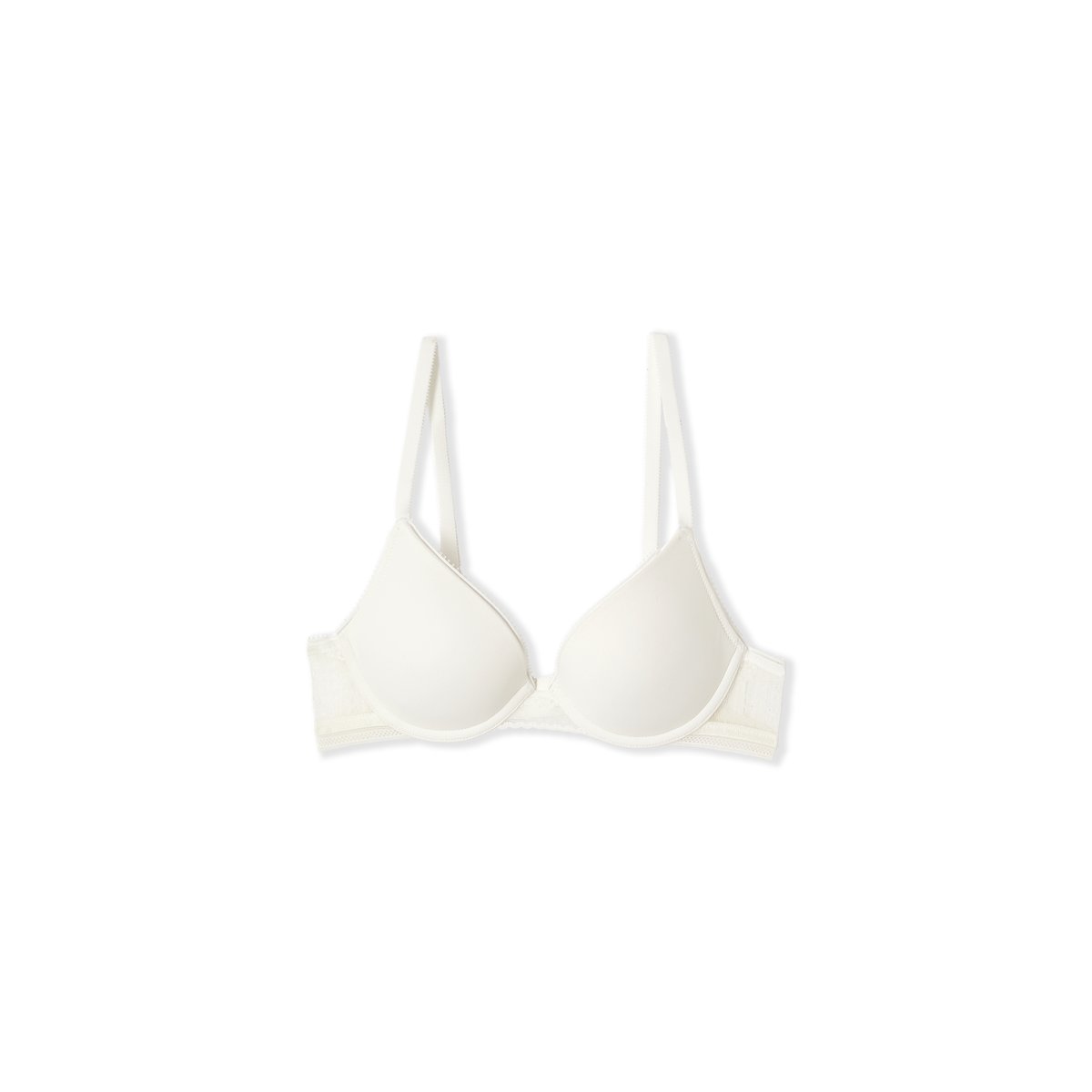 Soutien-gorge N.2 - Le push-up plongeant avec détails en dentelle PURE DREAM ecru, ETAM