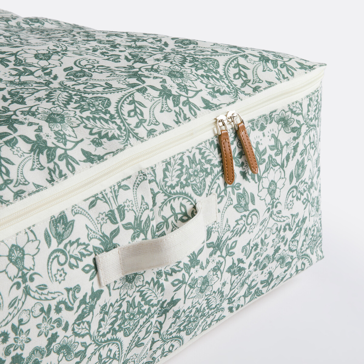 Unterbetthülle Sunny blumendruck grün, LA REDOUTE INTERIEURS