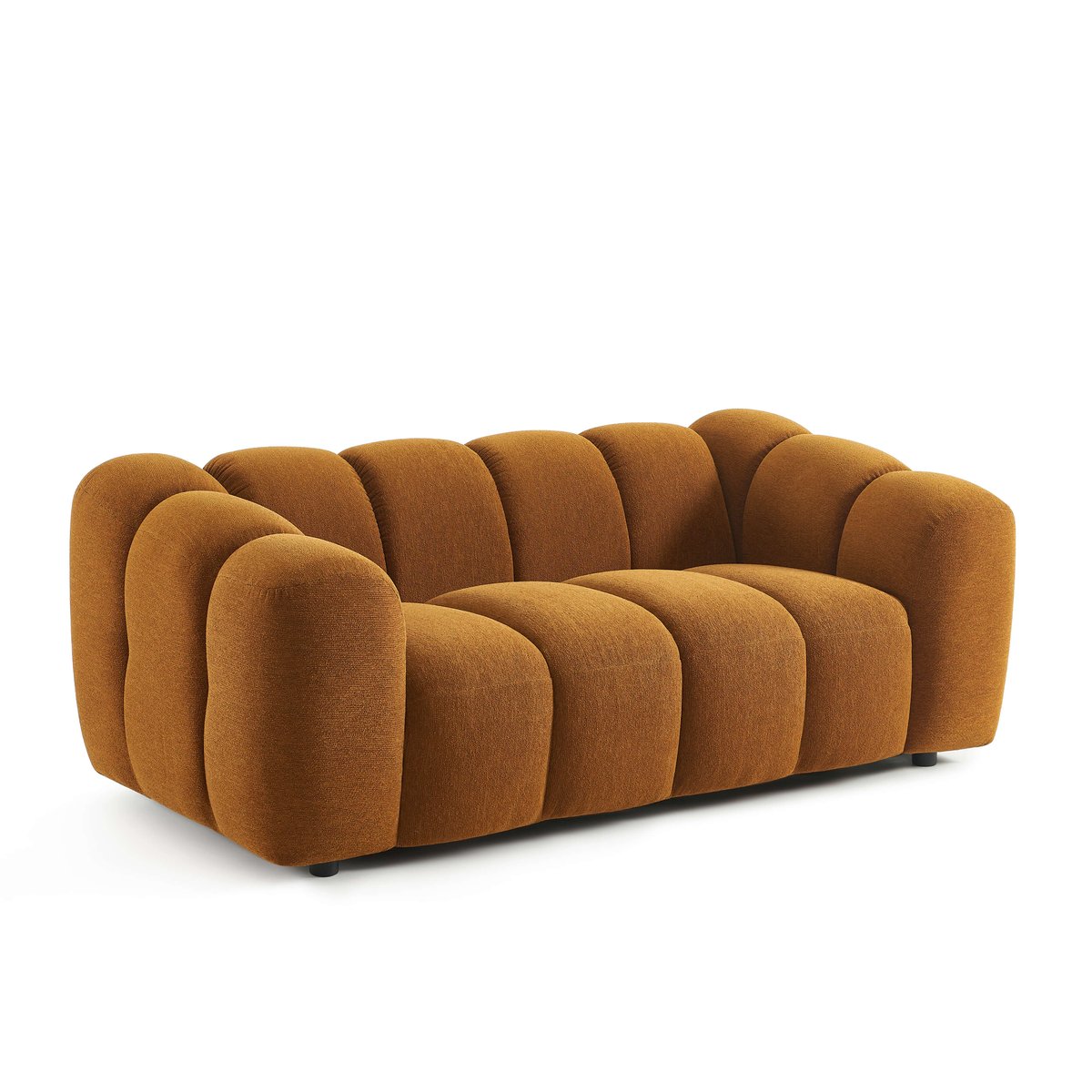 Canapé 2 places tissu tweed SUNNY bronze, SORELH