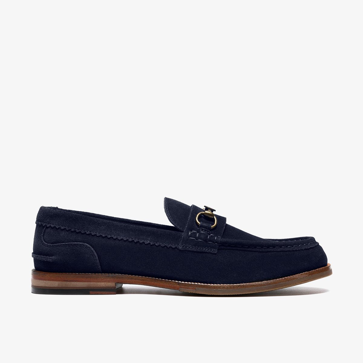 Mocassins Suède CRAFT JAMES LT bleu marine, CLARKS