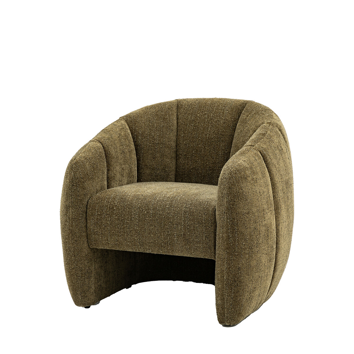 Carleton Textured Boucle Mid-Century Tub Chair moss green, ÉDITÉ