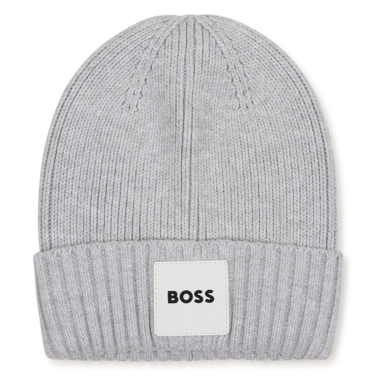 Bonnet en tricot gris chine, BOSS KIDSWEAR