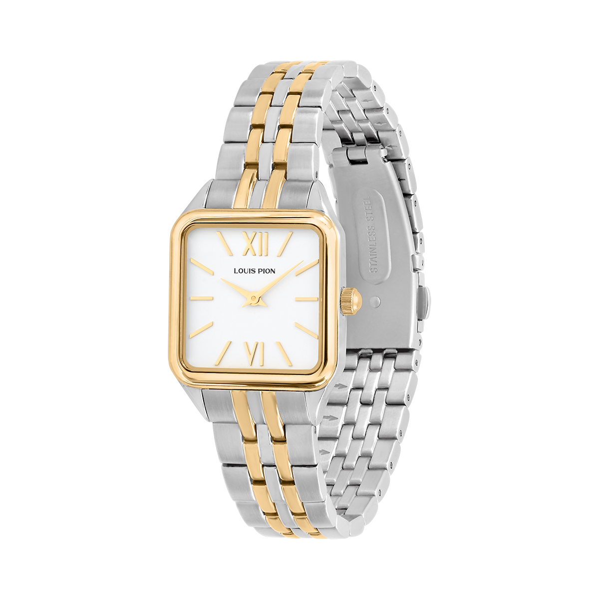 Montre Analogique  SIENNA argenté blanc doré, LOUIS PION