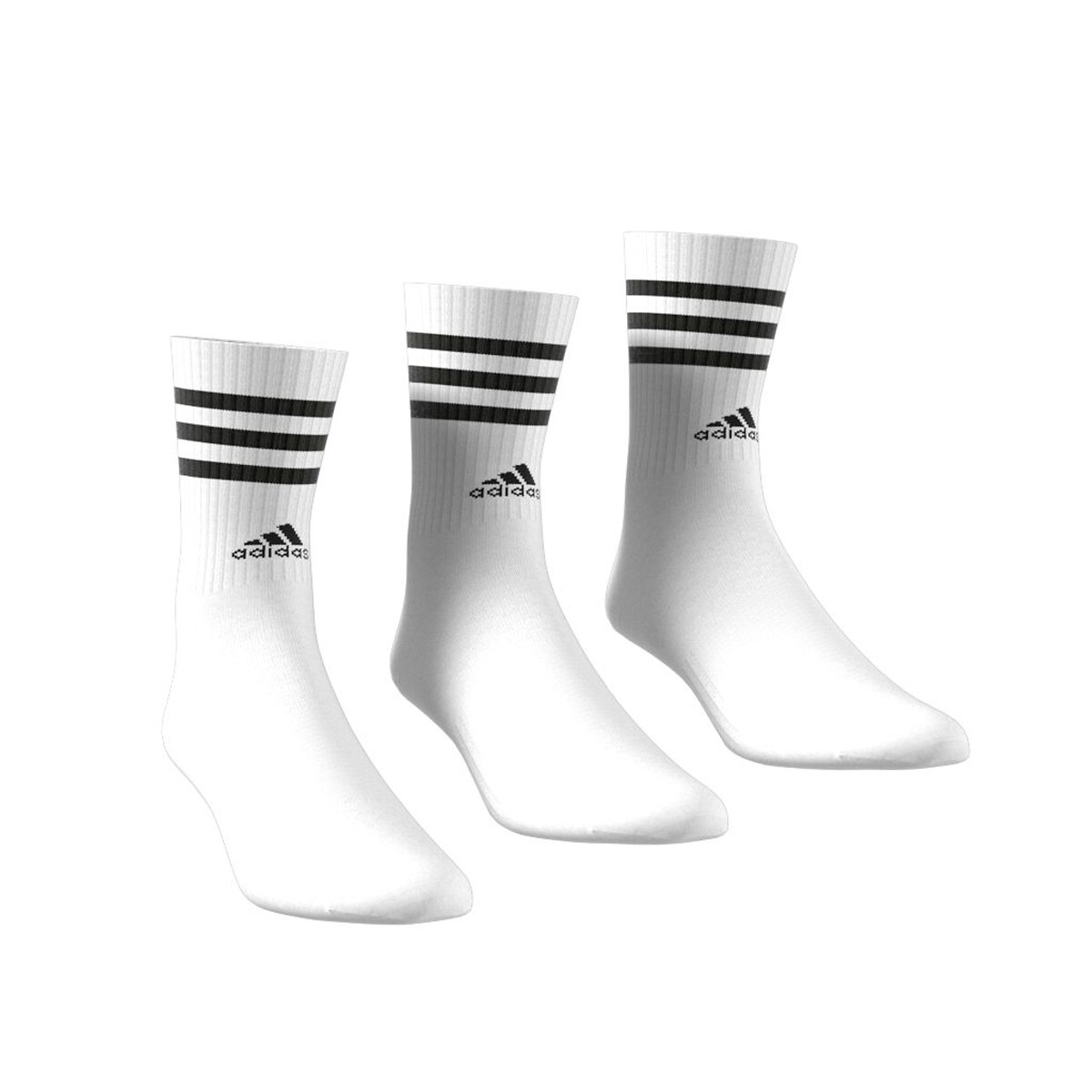 Lot de 3 paires de chaussettes hautes blanc + blanc + blanc, adidas Performance