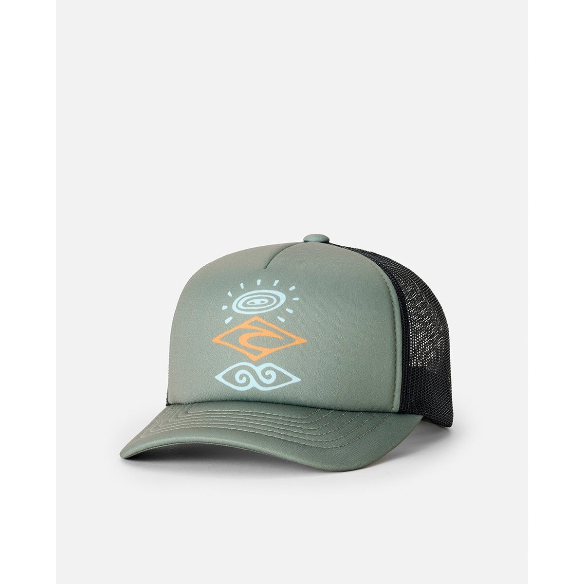 Chapeau Weekend Trucker Enfant olive, RIP CURL