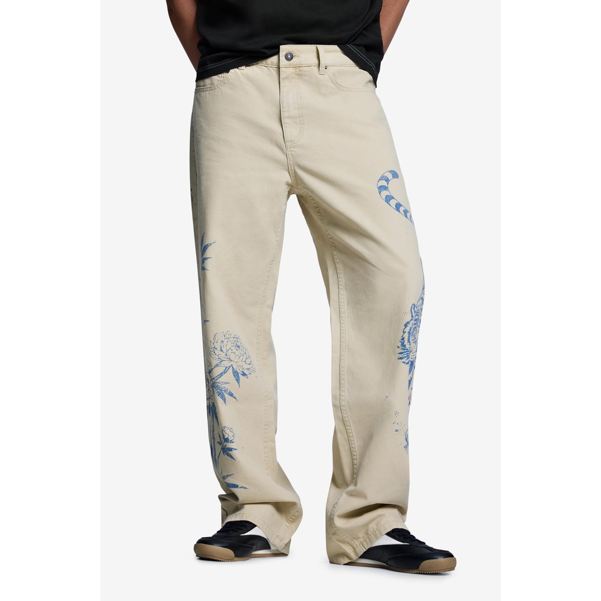 Pantalon imprimé multicolore, DESIGUAL