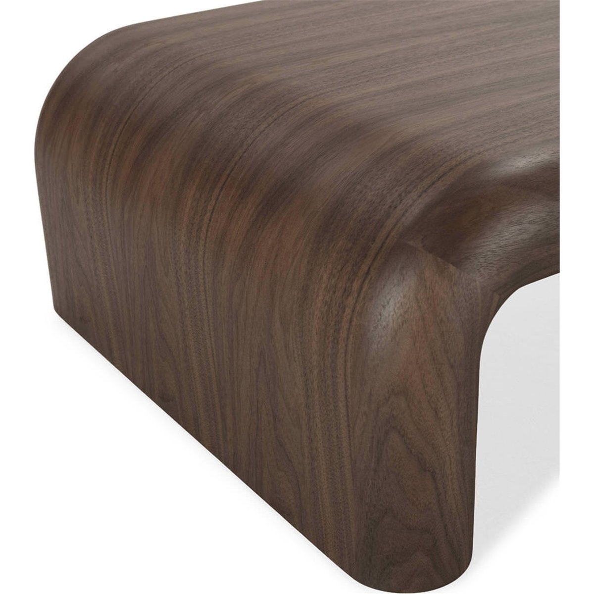 Table basse en noyer aux courbes arrondies noyer, RECOLLECTION