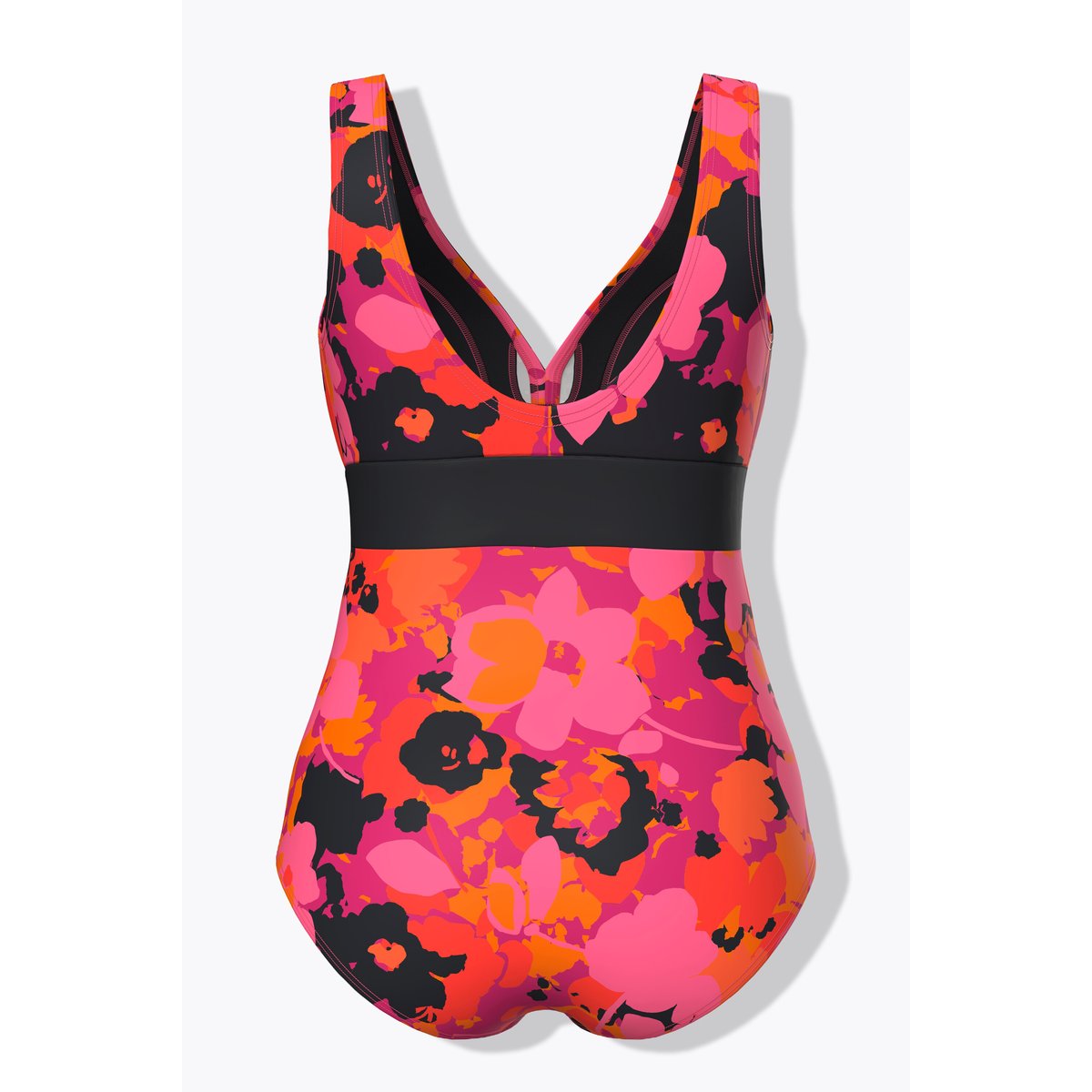 Maillot de bain, motif fleurs orchidée, ULLA POPKEN