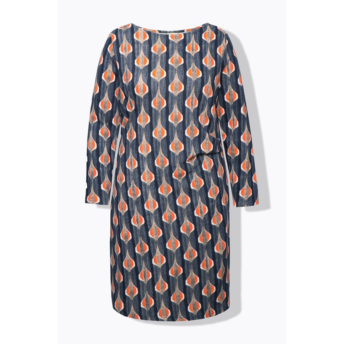 Robe en molleton de coton bio noir, ULLA POPKEN