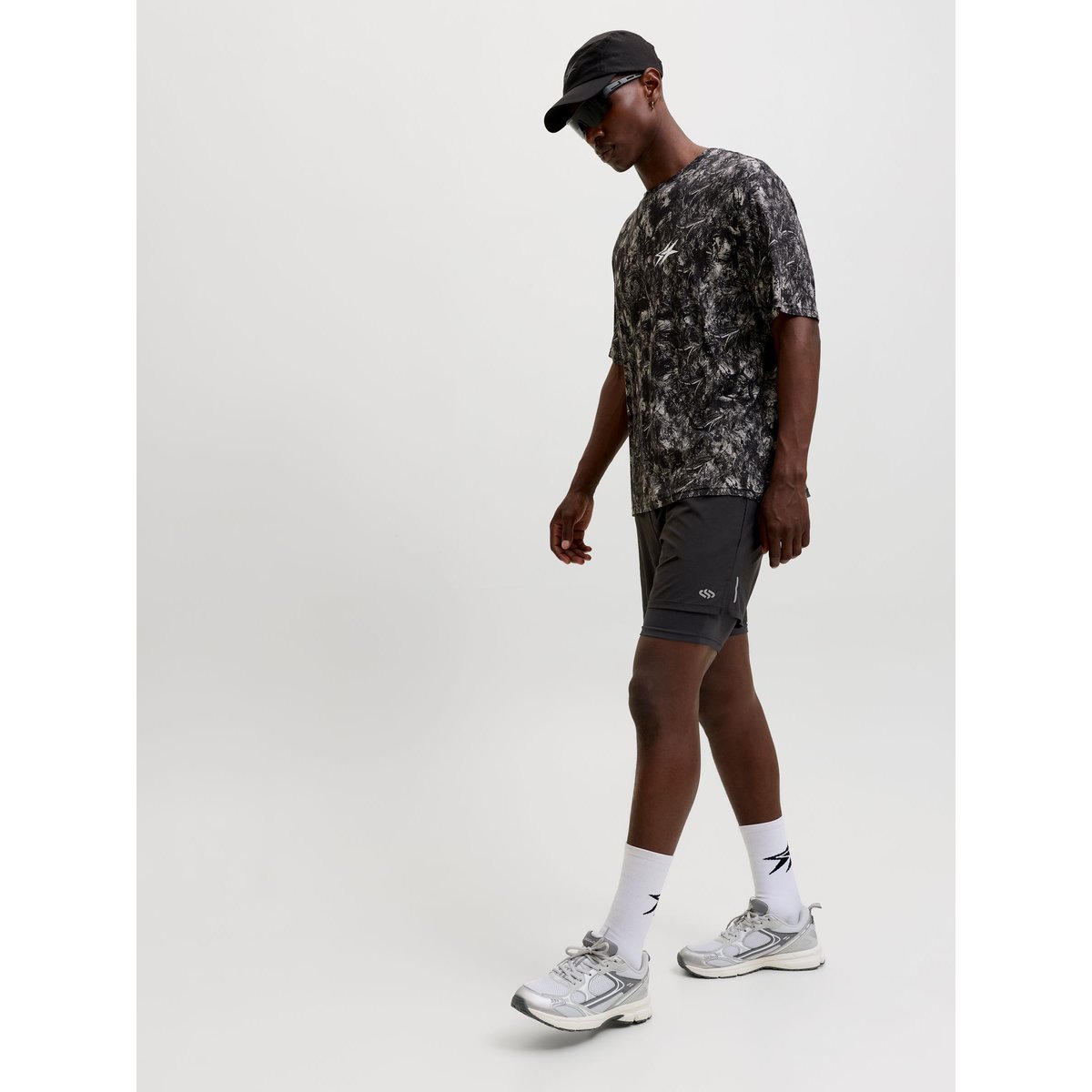 Short D'entraînement black 1, JACK & JONES