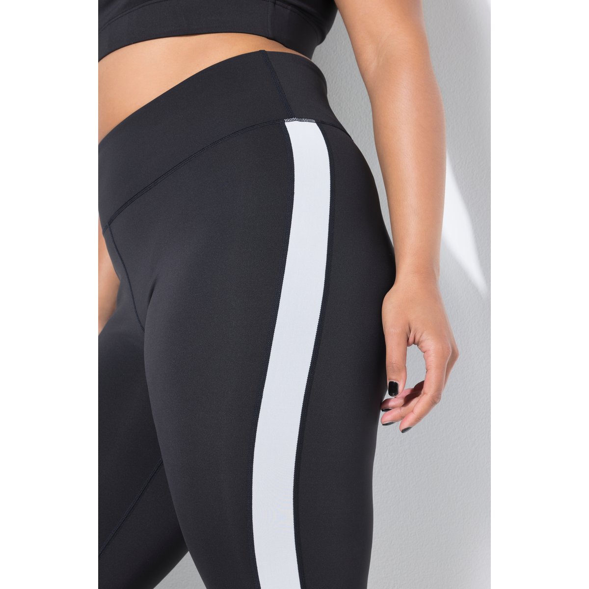 Collant de sport taille élastique noir, STUDIO UNTOLD