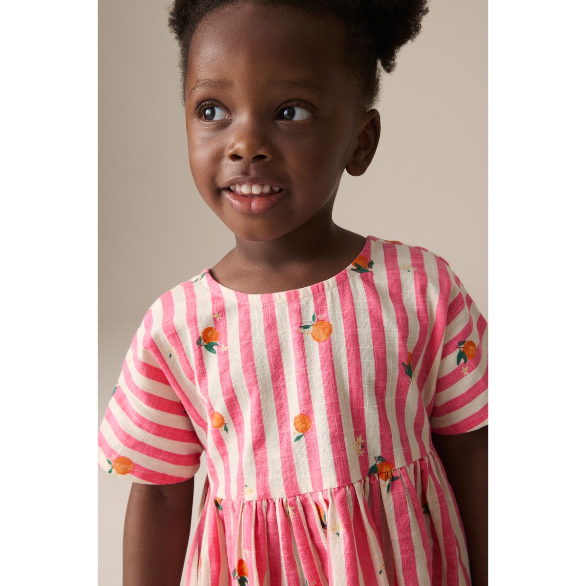 Robe droite rose à rayures, NEXT