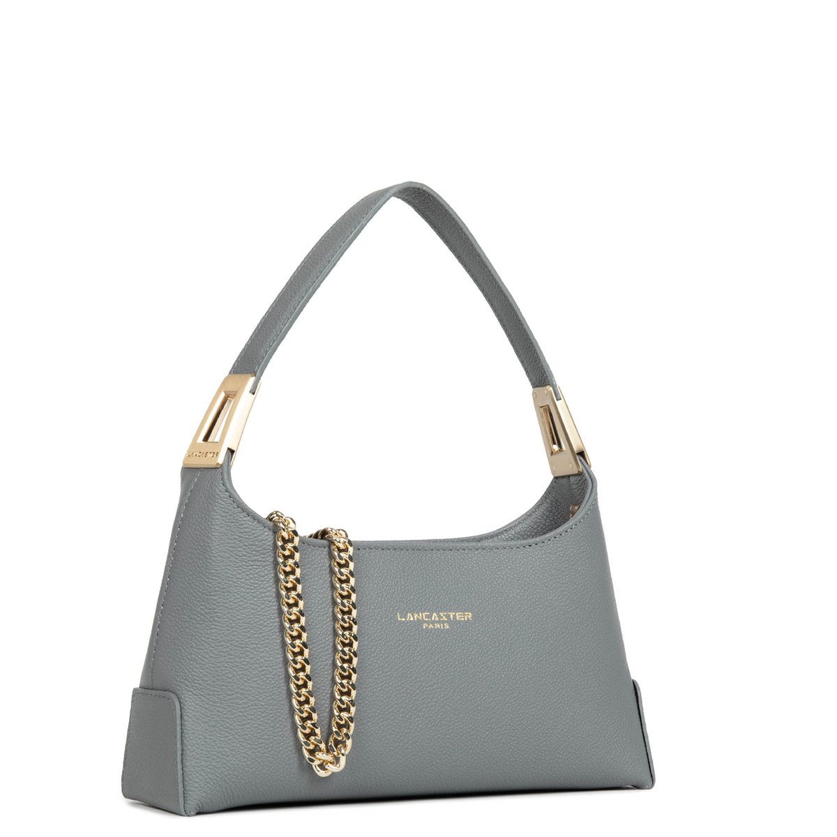 Petit sac à main, Made in France LYCHEE ACE gris, LANCASTER