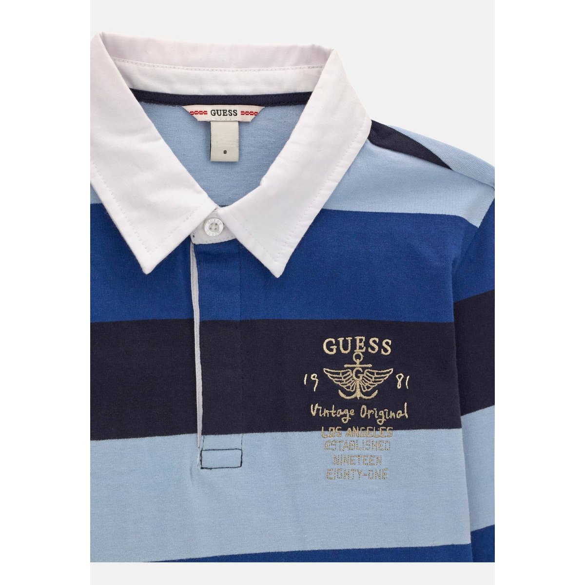 Polo En Jersey À Rayures sm4v, GUESS KIDS