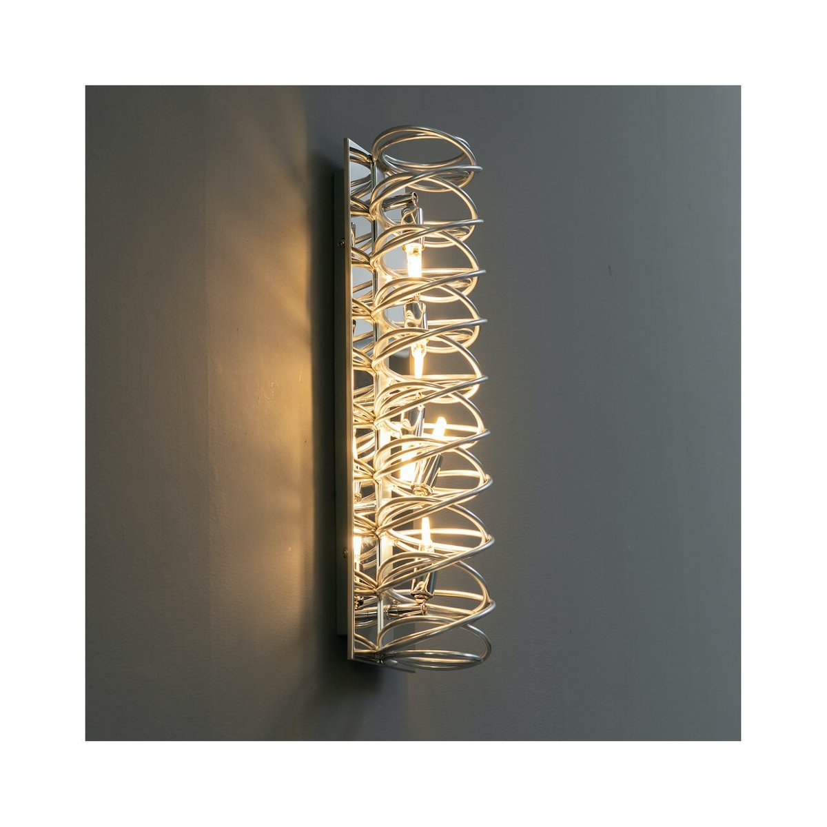 Lampe tube chrome multifonction - MEMPHIS argenté / chromé, KOSILUM