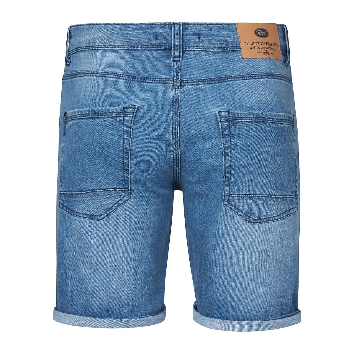 Denim Straight Shorts blue, PETROL INDUSTRIES