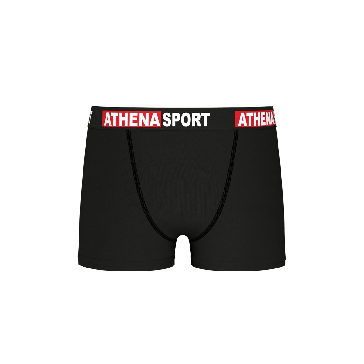 Boxers, lot de 3, DAILY SPORT COTON noir-rouge, ATHENA
