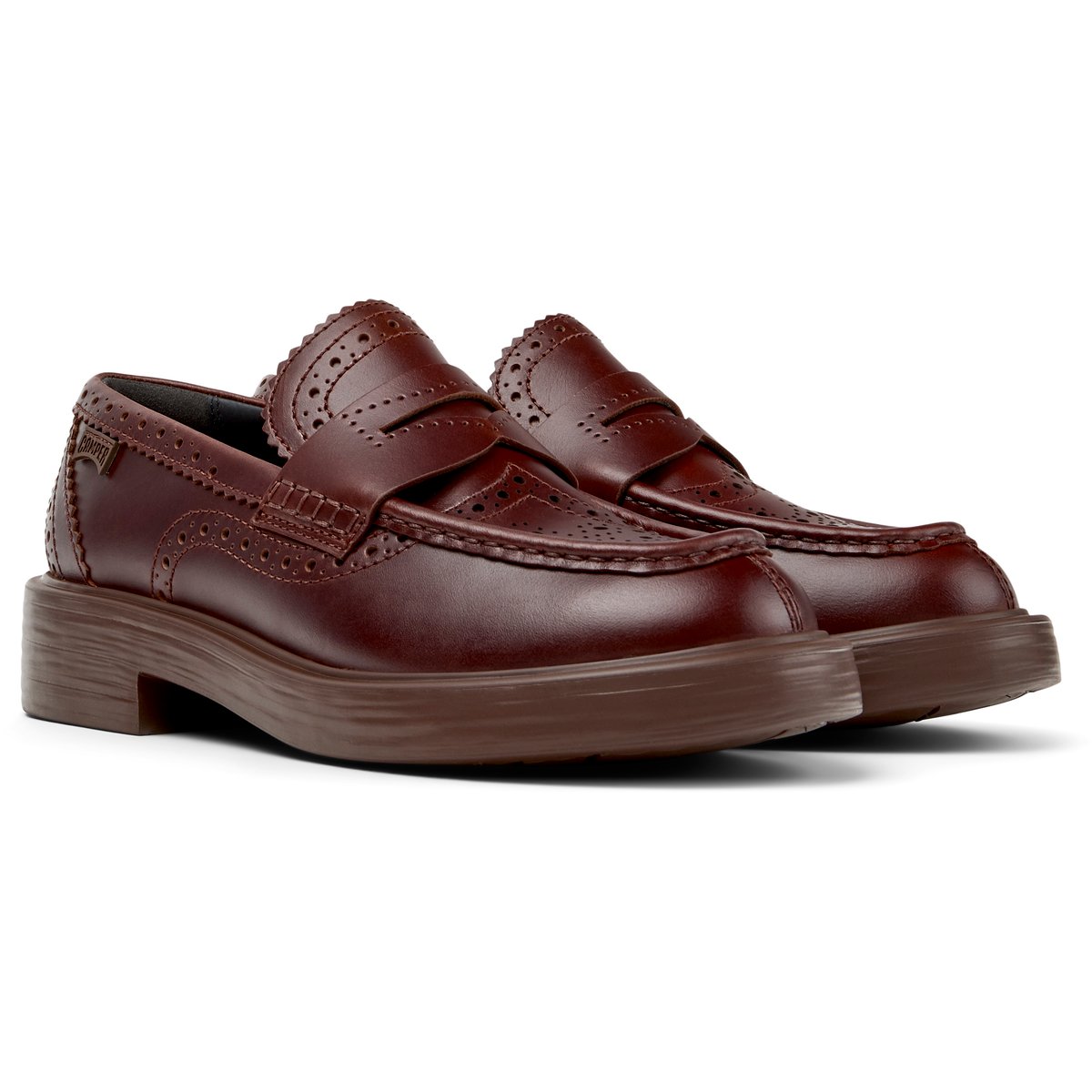 Mocassins Cuir DEAN TWINS marron moyen, CAMPER