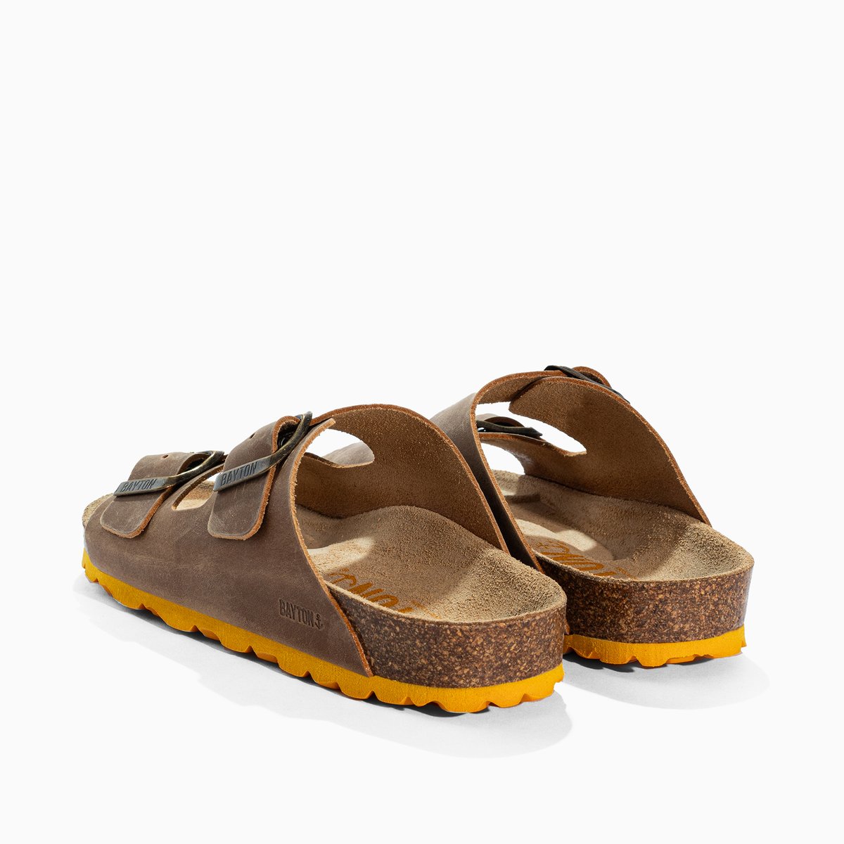 Sandales en cuir ATLAS s marron, BAYTON