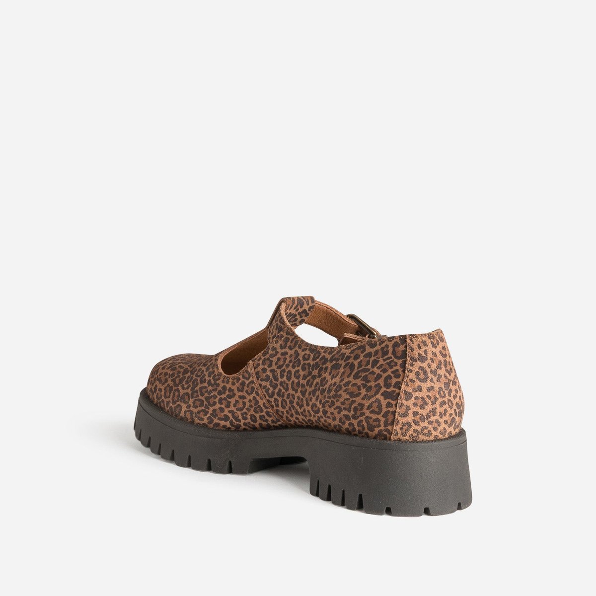 Derby en cuir FADELA leopard, ERAM