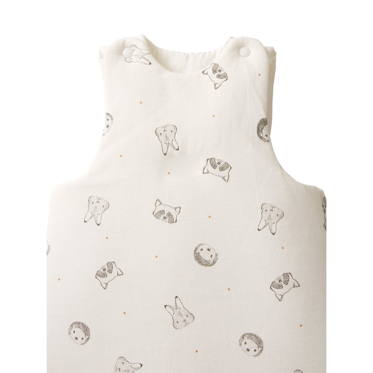 Gigoteuse sans manches en coton bio* MINI COMPAGNIE écru / gris, VERTBAUDET
